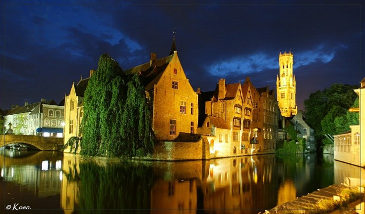 Bruges by night