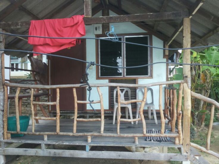 Desondanks is ons houten hutje goed toeven