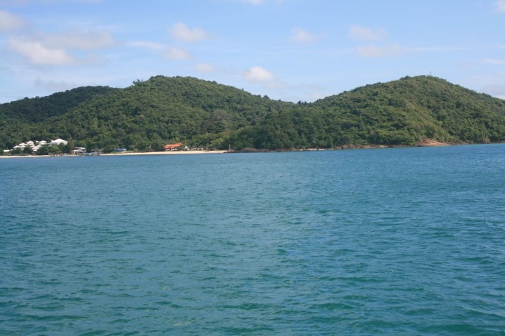 Het uitzicht vanaf de boot is veelbelovend