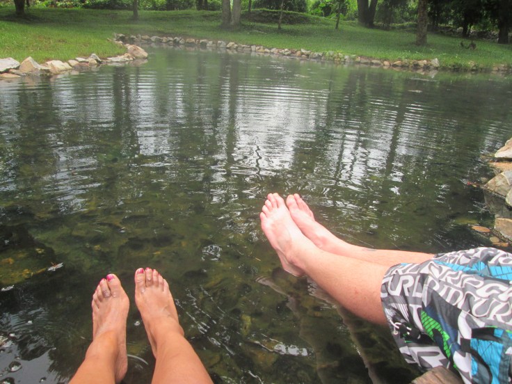 Beetje te heet onder onze voetjes