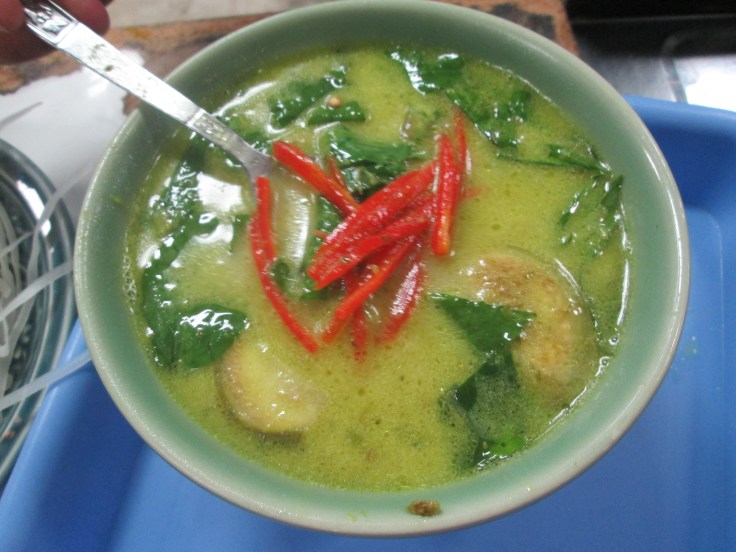 Groene curry made from scratch!