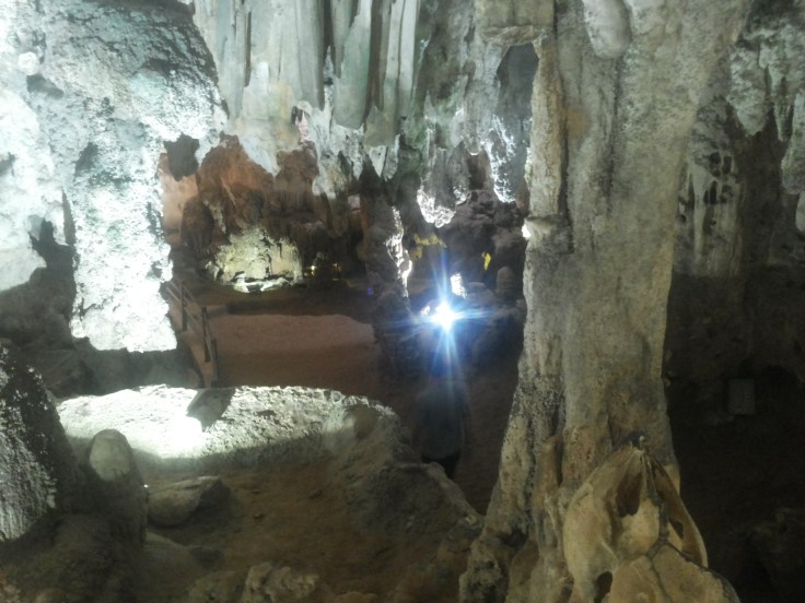 Onwerkelijk mooi, binnen in de grot