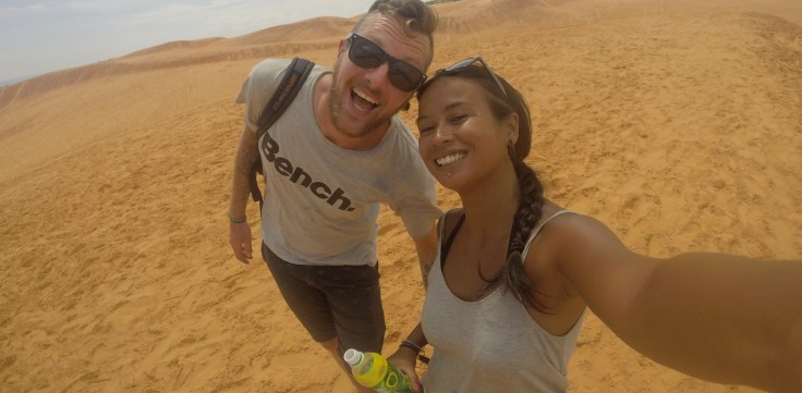 Zand! Heel veel zand!