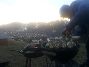 Was het laatst nog barbecuen in de bergen...